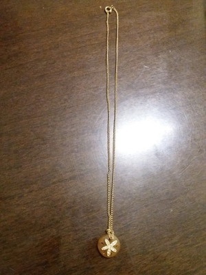 Necklace used delicate with starfish pendant