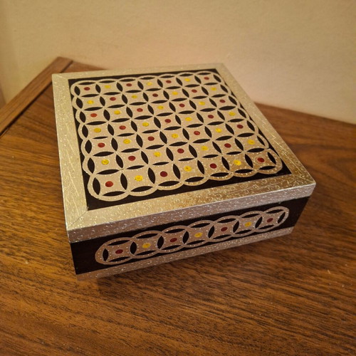 WOODEN CIGARETTE CASE AMAZING 70'S UNUSED