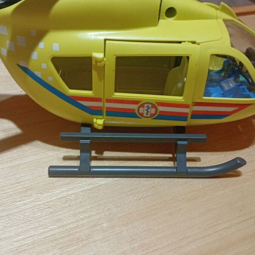 Playmobil EKAB Helicopter like new, missing some parts