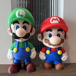 Chibi Luigi figure new