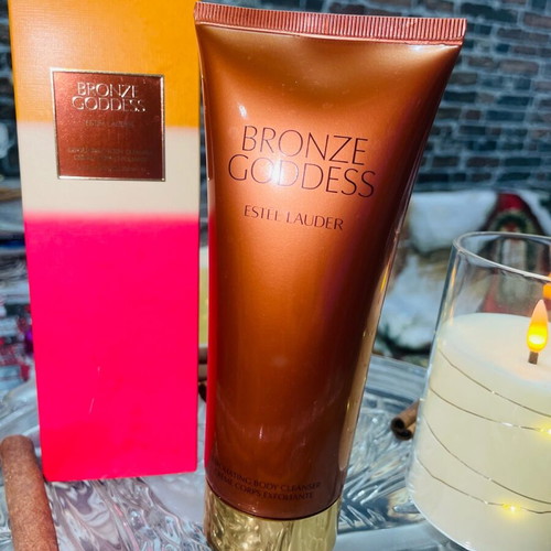 Estée Lauder Bronze Goddess Exfoliating Body Cleanse & Cream 200ml new