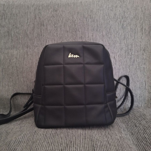 KEM leather backpack, black