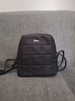 KEM leather backpack, black