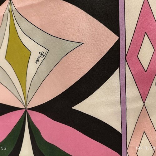 Emilio Pucci silk scarf multicolor like new vintage