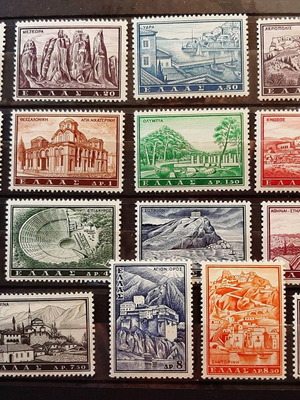 1961 ΤΟΥΡΙΣΤΙΚΗ ΠΛΗΡΗΣ ΣΕΙΡΑ ΑΣΦΡΑΓΙΣΤΗ ΧΩΡΙΣ ΣΑΡΝΙΕΡΑ