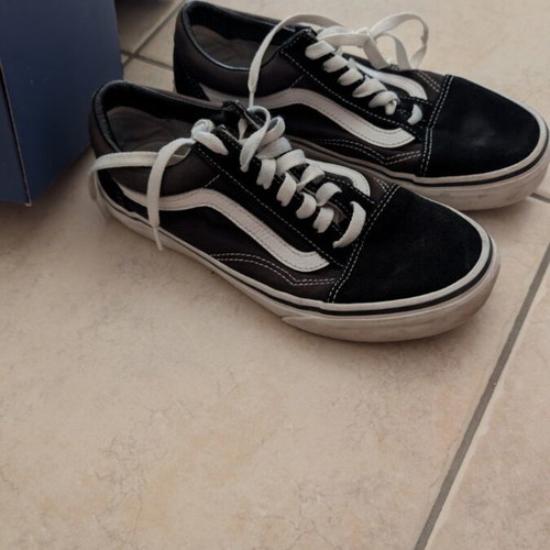 Vans sneakers, women's size 37, black