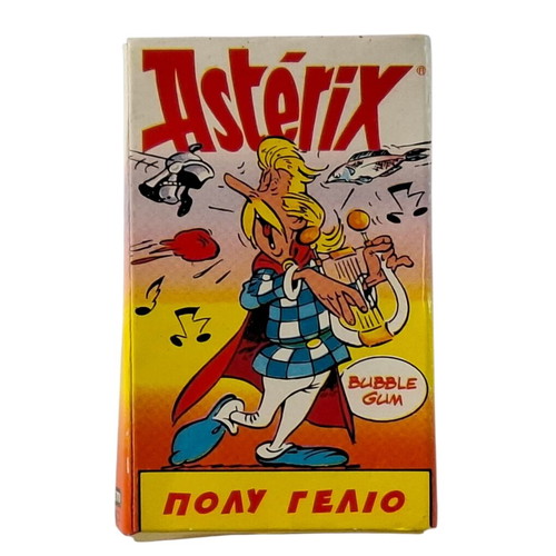 Vintage Perfetti Asterix Bubble Gum New With Box And Collectible Card