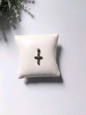 Silver cross 2 cm used 925