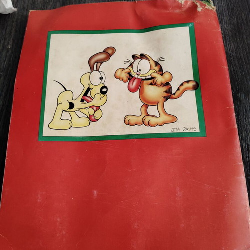 Garfield sticker album used, rare Greek complete