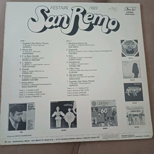 Festival di San Remo 1983 like new, pop