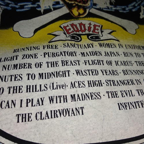Iron Maiden The First Ten Years – Up the Irons short sleeve shirt used