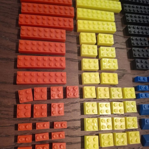 Vintage EPA building blocks used, very good condition