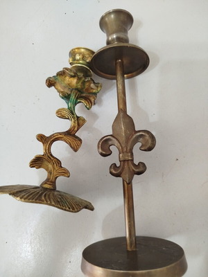 Copper Candle Holders used