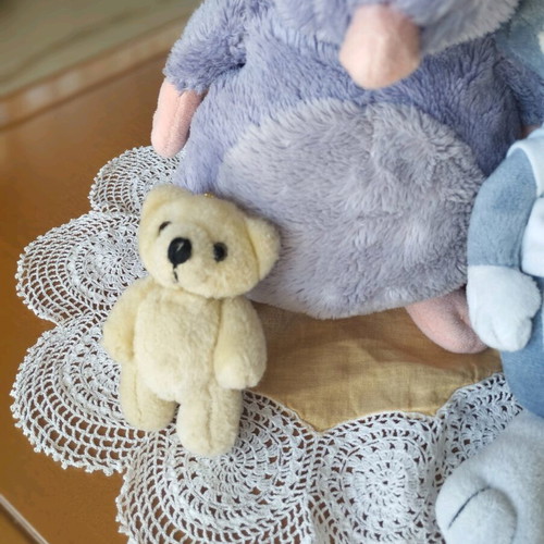 Collectible set of 3 plush toys with storybook new