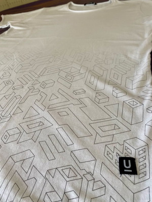 Urban white fade T-shirt new size M