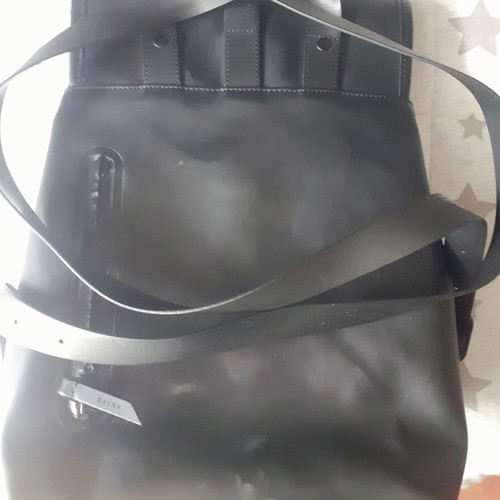 Rains backpack black waterproof used
