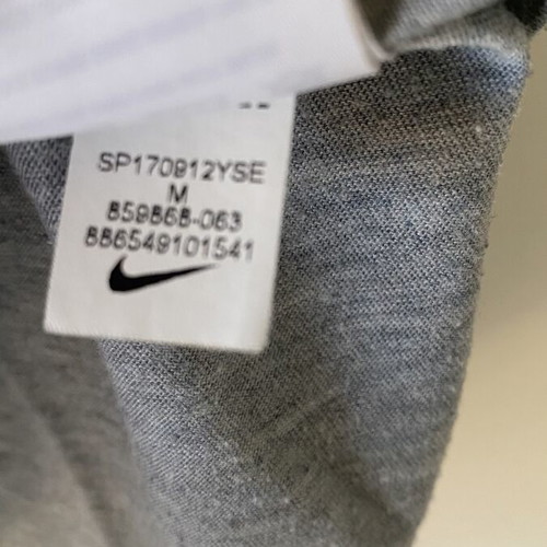 Nike t-shirt for boys 10-12 years, grey, size 140 cm