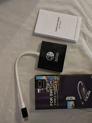 Nintendo Switch dock σαν καινούργιο, αντάπτορας type c