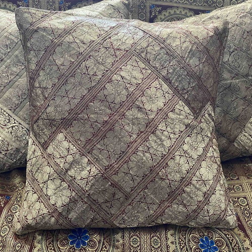 Boho Indian Mandala sofa cover with elephants and 5 pillows like new