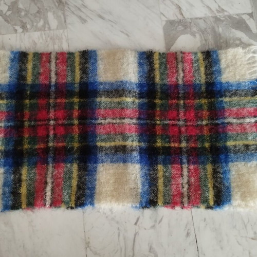 Αυθεντικό σκωτσέζικο κασκόλ Mohair & Wool St Michael μεταχειρισμένο
