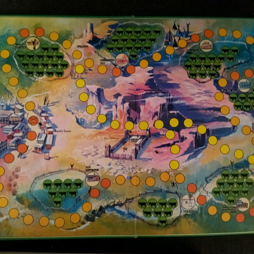 RANCHER board game used from 1970 with missing horse piece