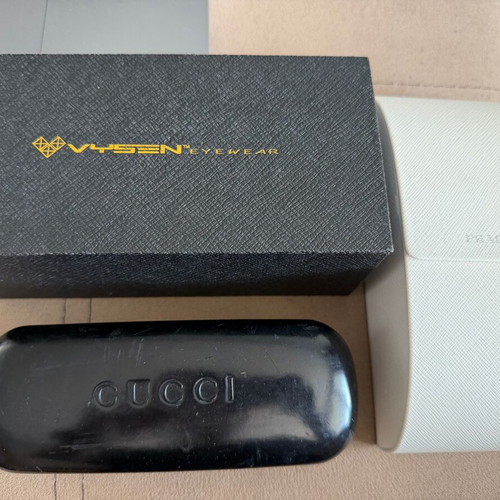 Prada and Gucci sunglasses set used