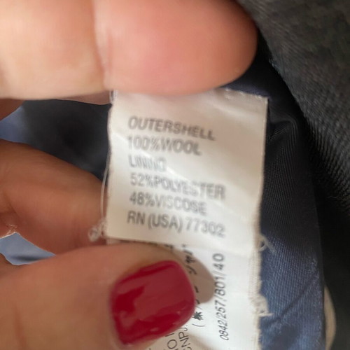 Zara limited edition 100% wool jacket like new, gray, size 40