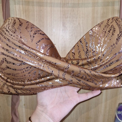 Swimsuit new, brown, adjustable straps, size XL