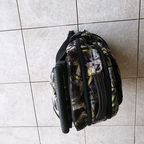 BackBag school bag used, wheeled with telescopic handle