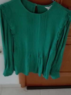 Monsoon blouse green, size S, new