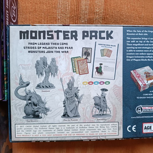 Rising Sun Dynasty Invasion, Kami Unbound, Monster Pack expansions