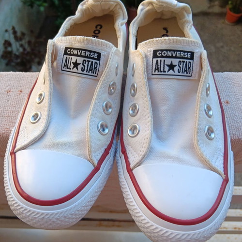 Converse All Star sneakers used size 36.5 white without laces