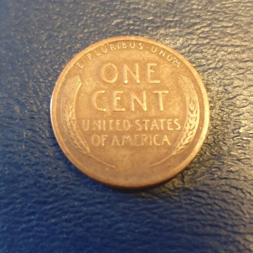 Lincoln cent 1918 used, no motto, WW1 start