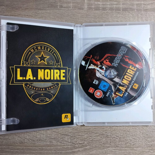 La Noire Rockstar Games used PC game with 2 CDs
