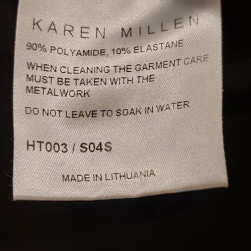 Karen Millen black shirt like new, size M