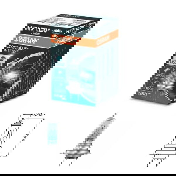 Osram-MX Osram H7 5.000K CB NEW GEN +100% (1TMX) 64210CBN