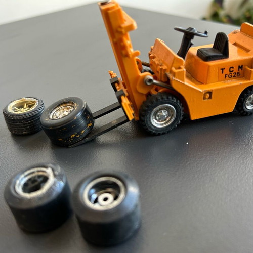 Clark used metal toy car miniature functional