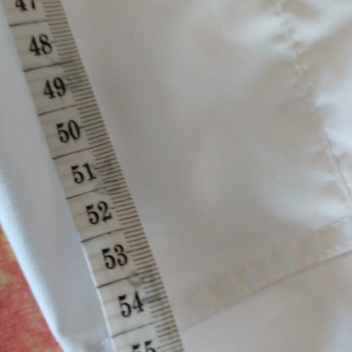 Men's classic white long-sleeve shirt L