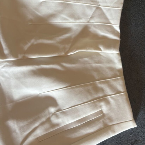 White fabric pants, Zara, size Small