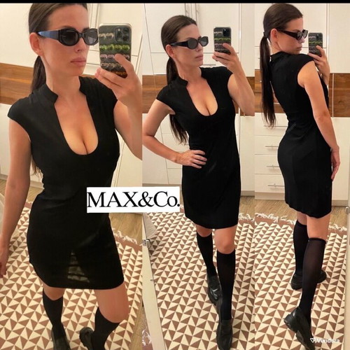 (S) Mini black dress