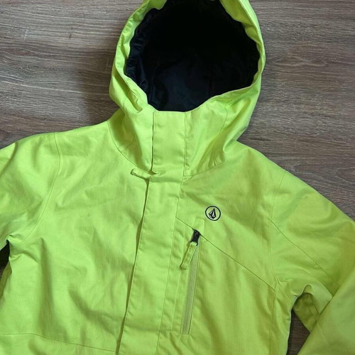 Volcom Elias snowboard jacket used, size M, green