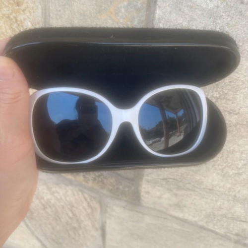 Women's sunglasses new, white color