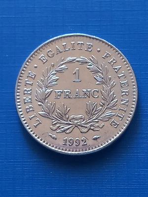 Γαλλία 1 franc 1992 αναμνηστικό νόμισμα σαν καινούργιο