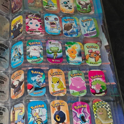 Pokemon GO The Original Metal Tags Album like new with 270 metal tags