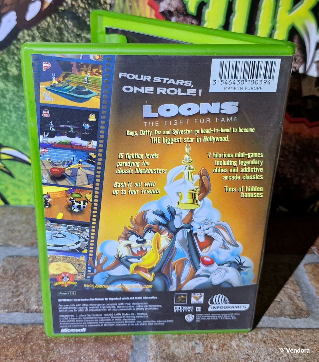 Jeu Xbox Final Fantasy X – Loons Looney Tunes – PAL – Bon état
