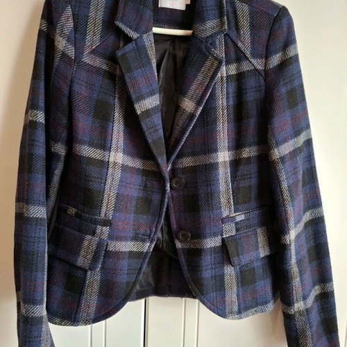 Only blazer like new, black and blue, size S