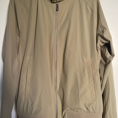 Zara Harrington beige jacket size Large like new