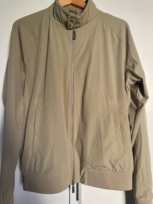 Zara Harrington beige jacket size Large like new
