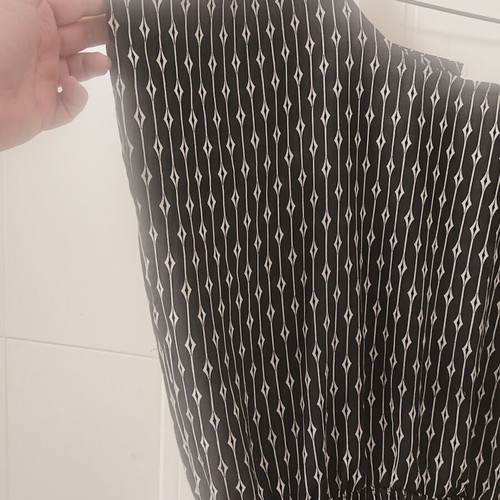 Peacocks summer dress used, black and white, size 4XL