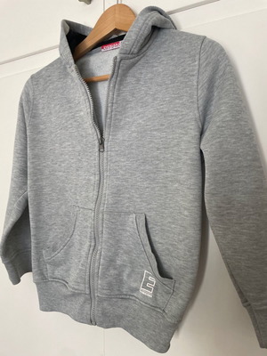 Energiers hoodie sweatshirt used, grey, size 134 cm, 9 years